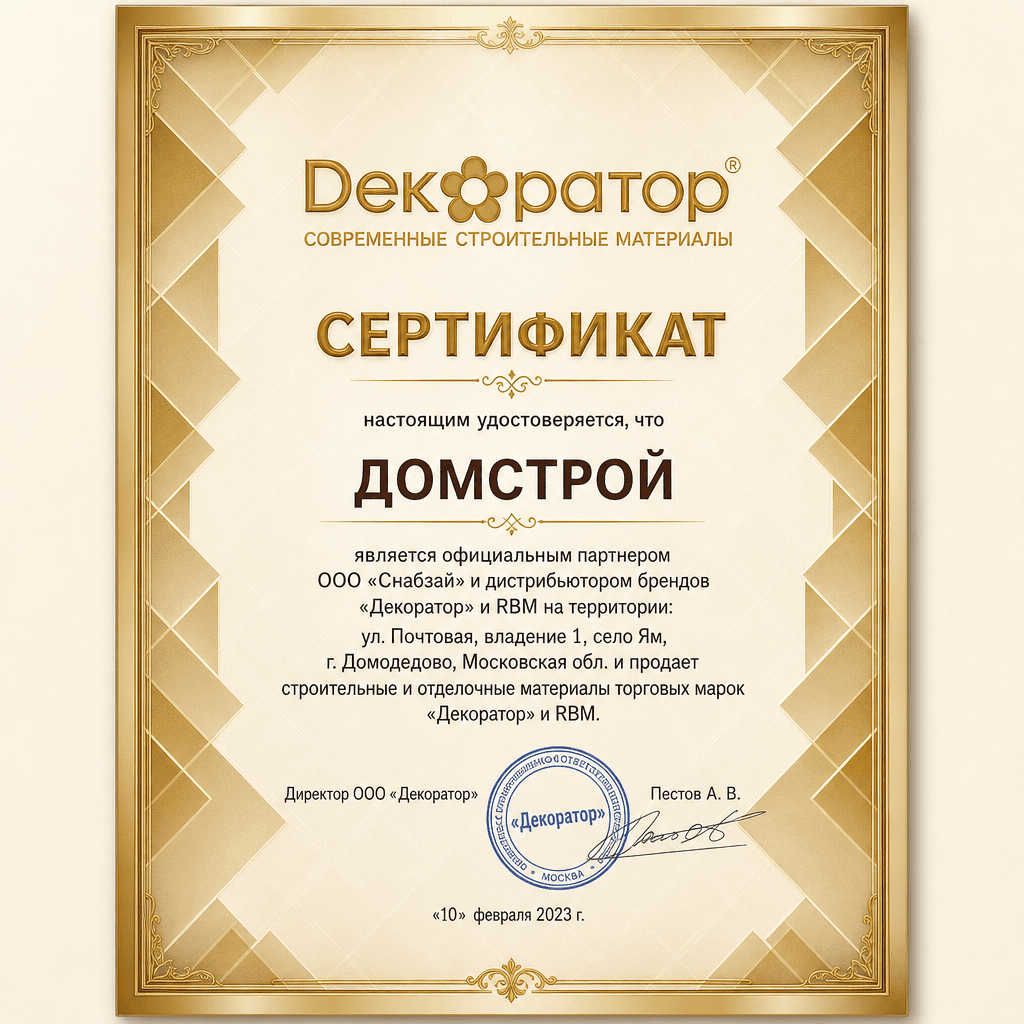 Сертификат №4