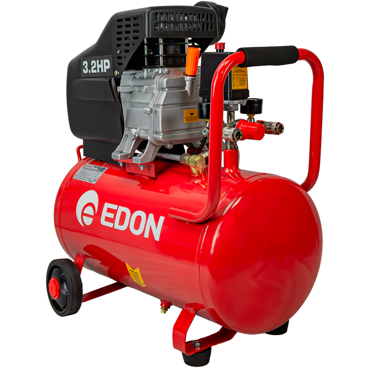 Edon OAC-50/2400 Компрессор масляный коаксиальный (2400Вт, 345л/мин, 8бар, 50л) 2