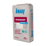 Knauf Диамант Короед 1,5 мм Штукатурка цементная декоративная белая 25 кг