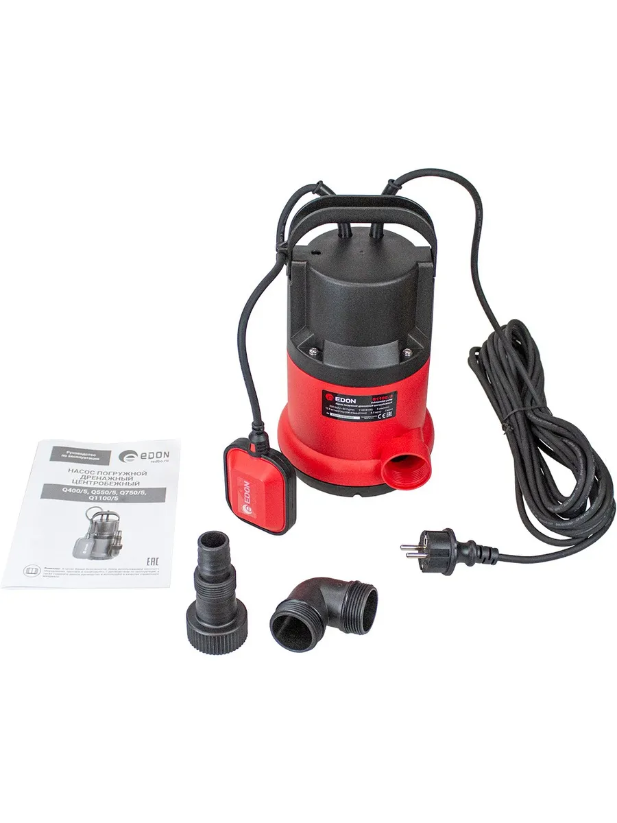 Edon Q1100/5 Насос дренажный погружной 2