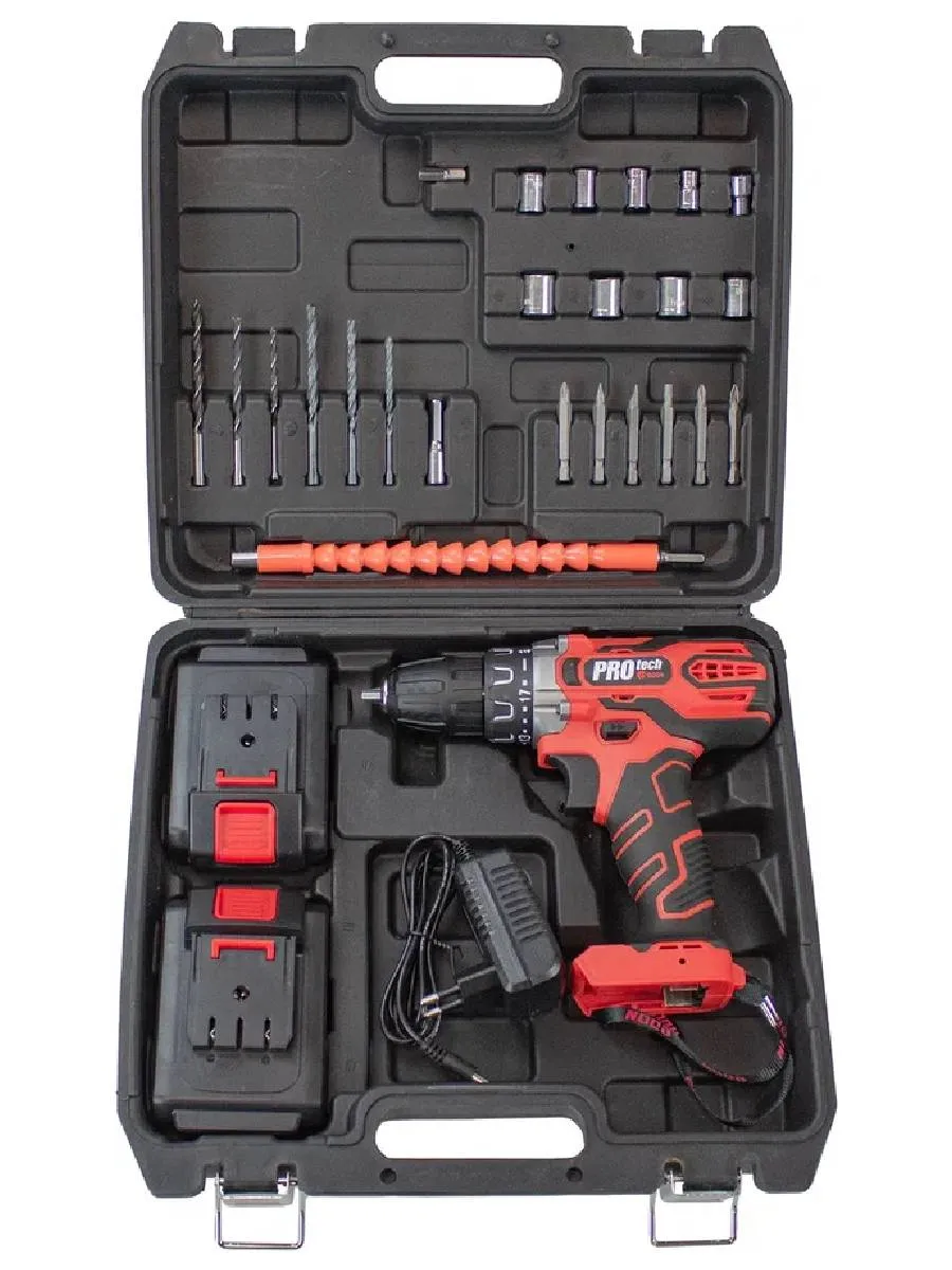 Edon PRO-21L2K-N1 Дрель-шуруповерт аккумуляторная 6