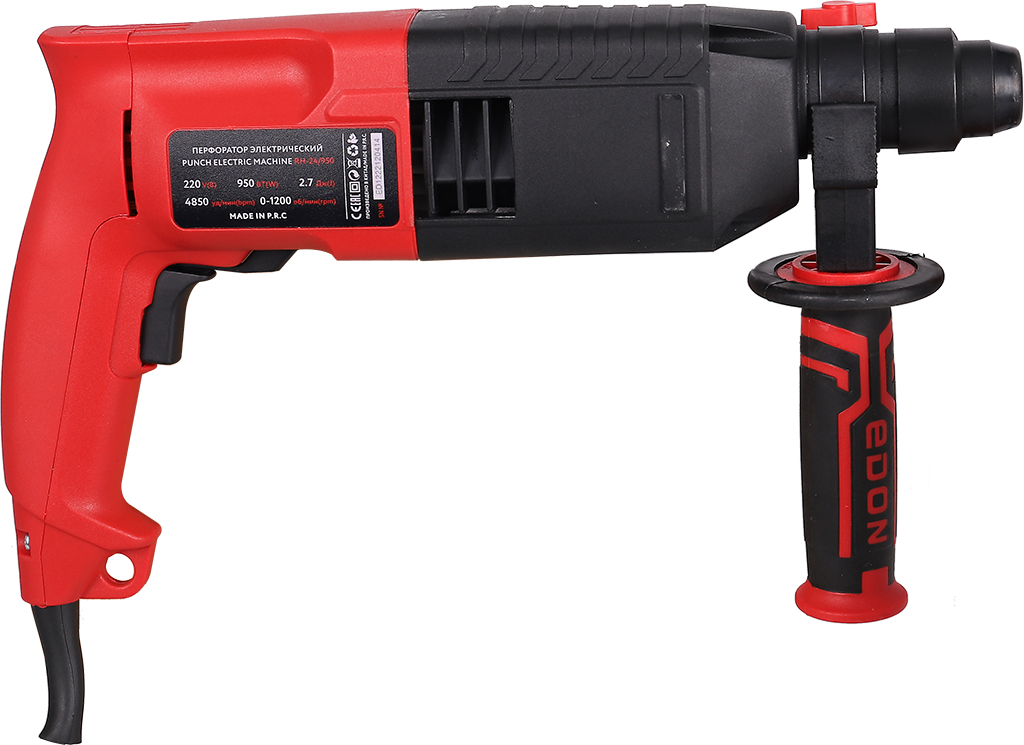 Edon RH-24/950 Перфоратор электрический (950Вт, 2,3Дж, SDS-plus) 5