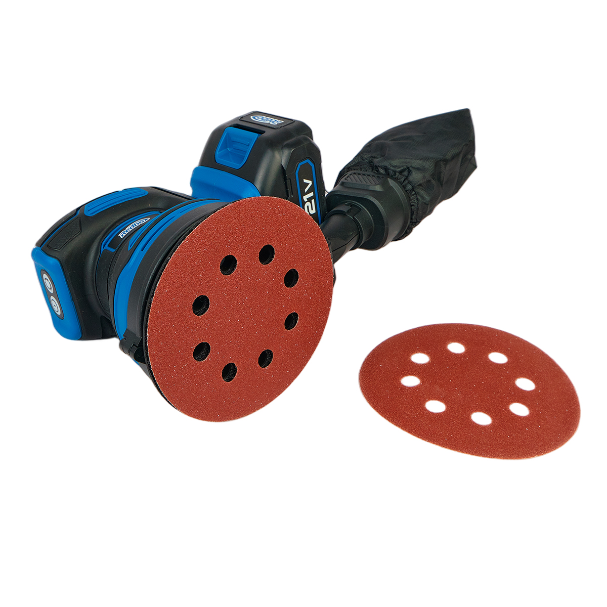 REDBO OOS-21A Шлифмашина эксцентриковая аккумуляторная бесщеточная (21В, 125мм) 5