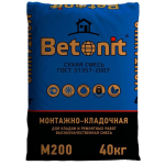 Монтажно-кладочная смесь Betonit М-200 40 кг