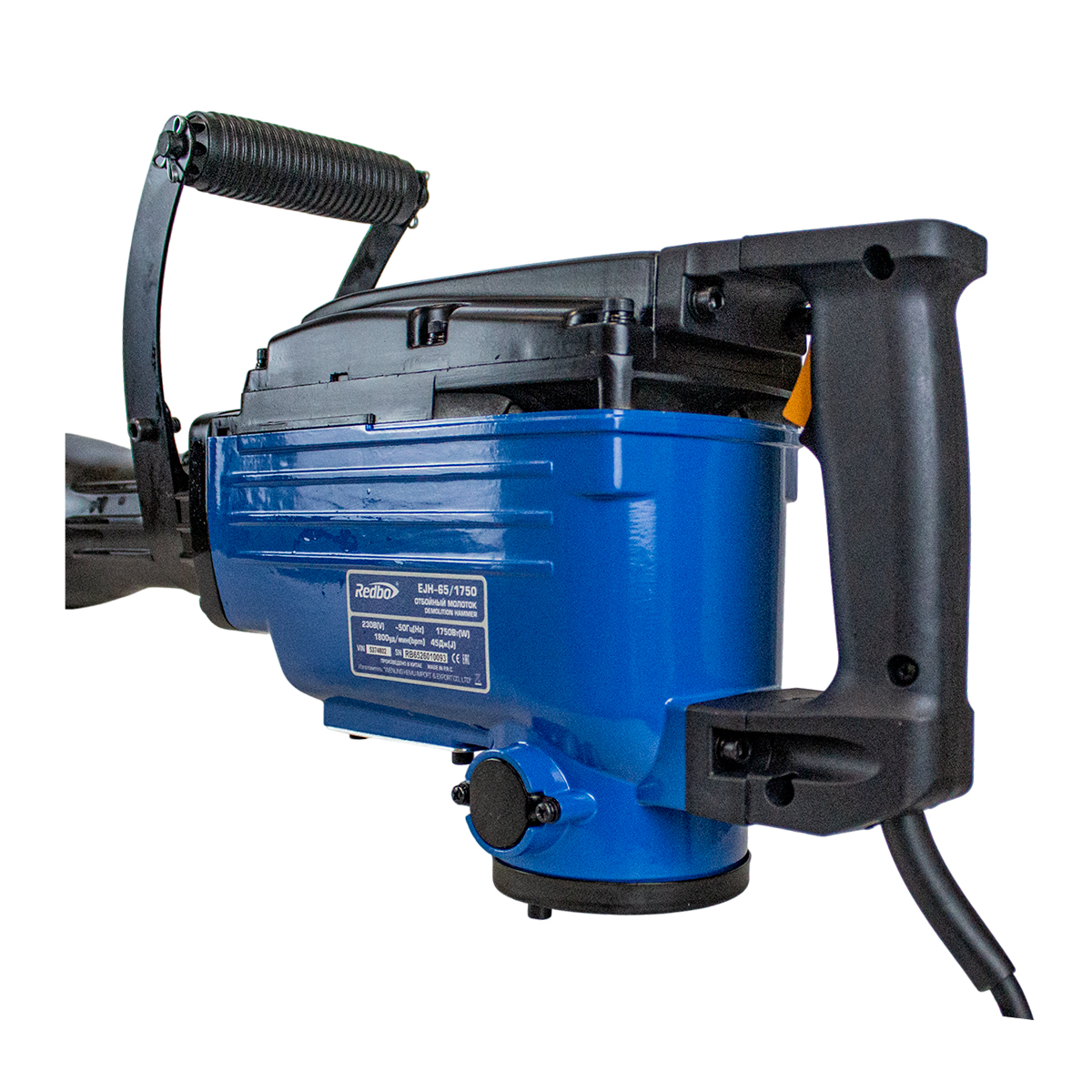 REDBO EJH-65/1750 Молоток отбойный (1750Вт, 45Дж, HEX 30мм) 4